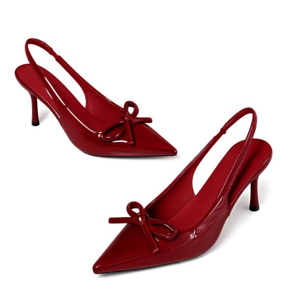 Burgundy heels
